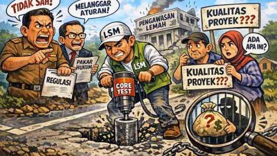 Polemik Core Drill Mandiri, Sorotan Tajam pada Pengawasan Proyek Desa