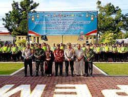 Dandim Pemalang Dampingi Bupati Pimpin Apel Gelar Pasukan Operasi Kepolisian Terpusat Ketupat Candi 2026