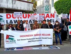 Free Palestine Network Gelar Aksi di Seluruh Indonesia Dukung Iran Lawan Zionisme Israel dan AS