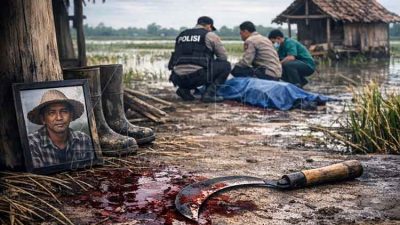 Gagal Panen, Petani Lamongan Nekat Akhiri Hidup di Gubuk Sawah MDN