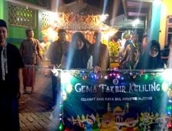 Gema Takbir Desa Kebaron: Pemuda IPNU-IPPNU Hidupkan Malam Idul Fitri dengan Semarak Berhadiah