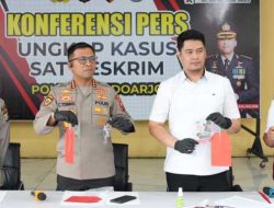 Polresta Sidoarjo Amankan Komplotan Pencurian Brankas Lintas Provinsi
