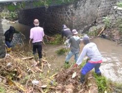 Pembersihan Material Pohon Tumbang di Sungai Ngampel, Respon Aduan Warga Melalui Lapor Mbak Wali 112