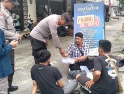 Antisipasi Uang Palsu, Polres Kediri Cek Jasa Penukaran Uang di Kawasan Pare
