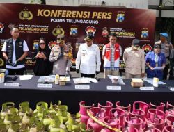 Polres Tulungagung Ungkap Kasus Penyuntikan LPG 3 Kg Dua Tersangka Diamankan