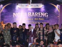 Peringatan HUT Jembatan Lama Kediri ke-157, Wakapolres Kediri Kota Ikuti Mlaku Bareng Bersama Wali Kota