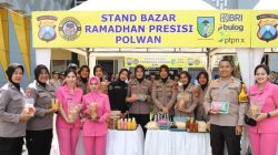 Diserbu Warga, Bazar Ramadan Presisi Polres Kediri Ludes