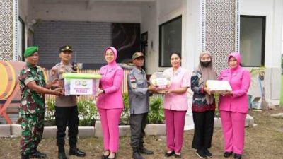 Cek Langsung Pos Pengamanan, Kapolres Kediri Kota Beri Semangat Personel Pengamanan Operasi