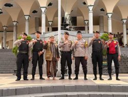 Pastikan Ibadah Aman, Polisi Sisir Masjid di Kota Kediri