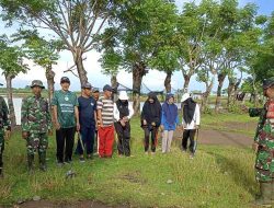 Peran Aktif Koramil 1426-06/Mapsu Ajak Warga Kerja Bakti Pembersihan Lingkungan