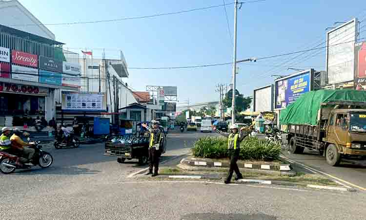 Kapolres Lamongan Tinjau Langsung Kesiapsiagaan Pospam