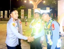 Kapolres Ngawi Cek Pos Yan Rest Area Km 575 A, Imbau Pemudik Utamakan Keselamatan