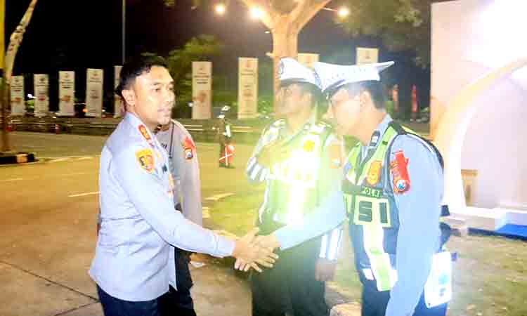Kapolres Ngawi Cek Pos Yan Rest Area Km 575 A