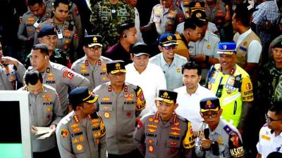 Kapolri dan Bupati Sidoarjo Pastikan Arus Mudik Lebaran Aman dan Lancar