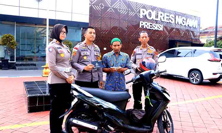 Kisah Haru di Ngawi Motor Terbakar