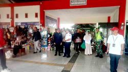 Kodim Ngawi dan Polres Amankan Kunjungan Menteri Lingkungan Hidup Tinjau Pengelolaan Sampah di Terminal Kertonegoro
