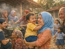 Lebaran dalam Genangan: Warga Lamongan Bertahan di Tengah Banjir Bengawan Jero