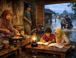 Lebaran di Tengah Genangan: Ketabahan Keluarga Sutono Menjaga Harapan