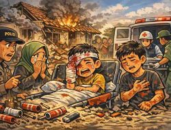 Ledakan Petasan di Jombang, Tiga Anak Luka Berat Menjelang Lebaran