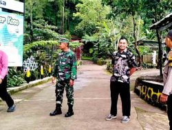 Pastikan Aman, Babinsa Ngrambe dan Polsek Tinjau Keamanan Wisata Sumber Koso