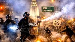 Ricuh di Pusat Kota LA mdn