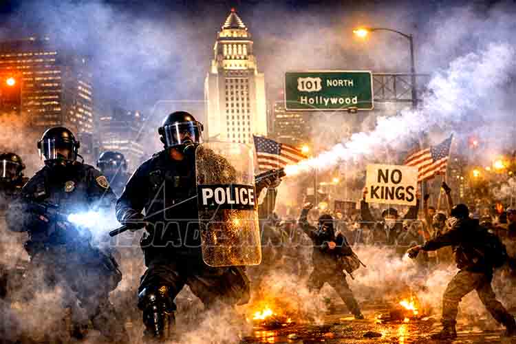 Ricuh di Pusat Kota LA mdn