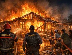 Rumah Warga di Paciran Hangus Terbakar Menjelang Takbiran