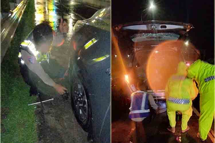 Sigap, Petugas Pos Pam Exit Tol Ngawi