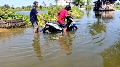 Warga Bojoasri Masih Terisolir Banjir Saat Idulfitri