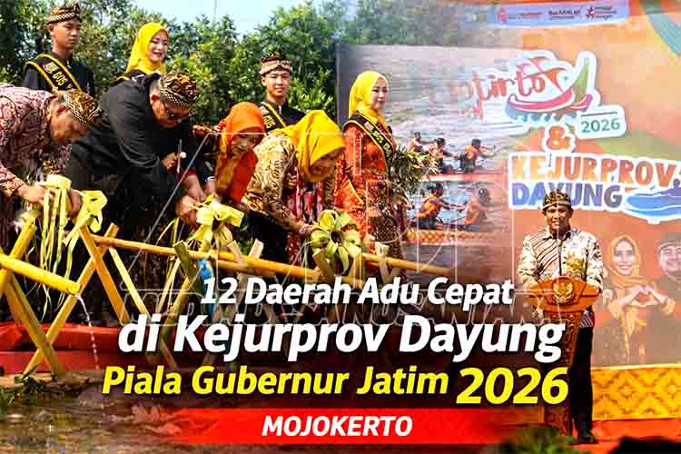 12 Daerah Adu Cepat di Kejurprov Dayung Piala Gubernur Jatim 2026 mdn