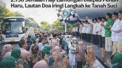 Ribuan Doa Iringi Keberangkatan 2.758 Jemaah Haji Lamongan ke Tanah Suci