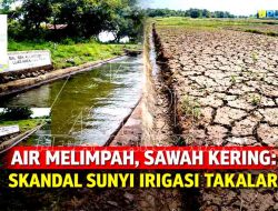 Air Melimpah, Sawah Kering: Skandal Sunyi Irigasi Takalar, Peran P3A Dipertanyakan