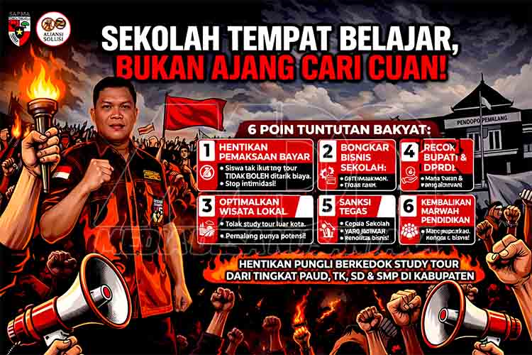 Aliansi SOLUSI & SAPMA PP Ultimatum Bupati Pemalang