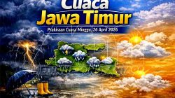 Cuaca Jatim Hari Ini: Hujan Merata, Waspada Petir