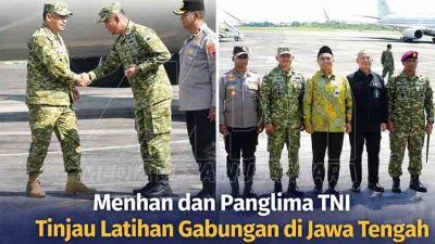 Pangdam IV/Diponegoro Dampingi Menhan dan Panglima TNI Tinjau Latihan Operasi Laut Gabungan 2026