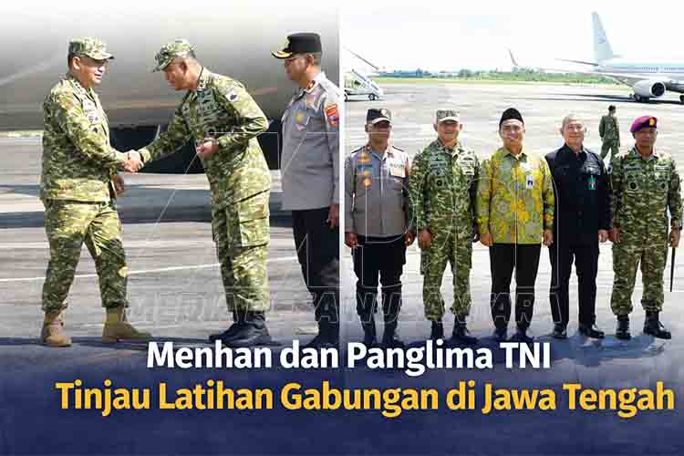 Dampingi Menhan dan Panglima TNI Tinjau Latihan Operasi Laut Gabungan 2026 mdn