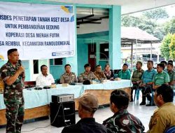 Danramil Randudongkal Hadiri Musdes Pembangunan Gerai Kopdes Merah Putih di Desa Rembul