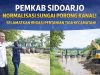 Pemkab Sidoarjo Genjot Normalisasi Sungai Porong Kanal Demi Lancarnya Irigasi Pertanian