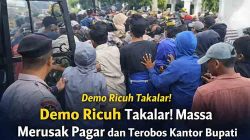 Takalar Memanas! Massa Geruduk Kantor Bupati, Pagar Dirobohkan Gara-Gara Proyek Industri