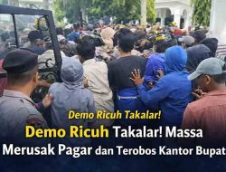 Takalar Memanas! Massa Geruduk Kantor Bupati, Pagar Dirobohkan Gara-Gara Proyek Industri