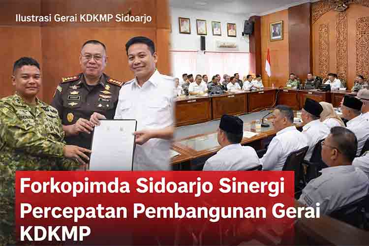 Forkopimda Sidoarjo Kompak Dorong Percepatan Gerai KDKMP