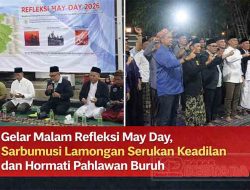 Gelar Malam Refleksi May Day, Sarbumusi Lamongan Serukan Keadilan dan Hormati Pahlawan Buruh