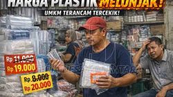 Harga Plastik Meledak di Lamongan, UMKM Kian Tercekik!