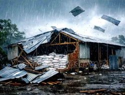 Cuaca Ekstrem di Bojonegoro: Gudang Pupuk Rusak, Pohon Tumbang di Gayam