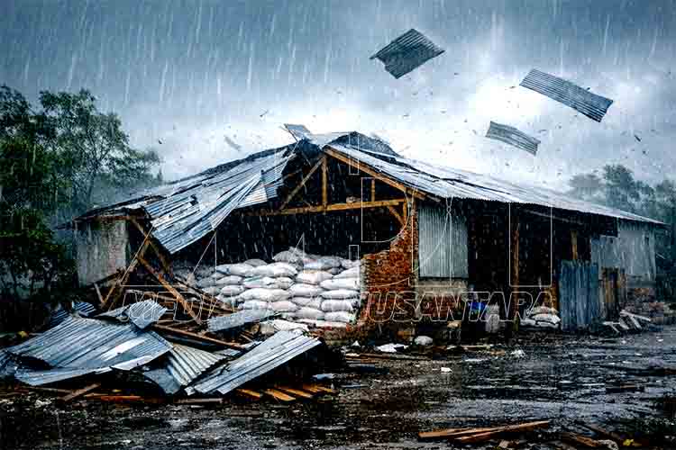 Hujan Angin Terjang Gayam mdn