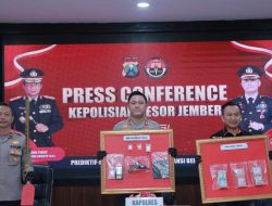 Polres Jember Amankan 18 Tersangka Narkoba Sepanjang Bulan Maret 2026