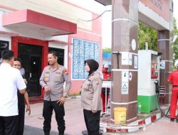 Sidak SPBU dan SPBE Kapolres Sumenep Tegaskan Stok Aman, Isu Kenaikan Hoaks