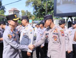 Apel Pagi dan Halal Bihalal, Polres Kediri Kota Perkuat Soliditas dan Kesiapsiagaan Personel