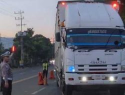 Polresta Banyuwangi Optimalkan Buffer Zone Bulusan Kepadatan Terurai, Sopir Puji Polisi