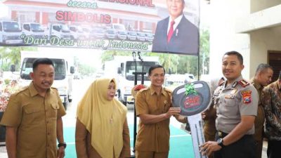 Dorong Penguatan Ekonomi, Kapolres Kediri Hadiri Penyerahan Truk Koperasi Desa Merah Putih